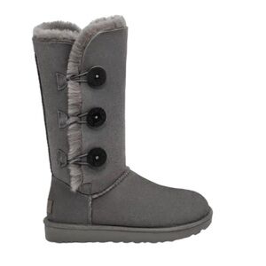Ugg Bailey Button Triplet Tall Boots 7 Gray